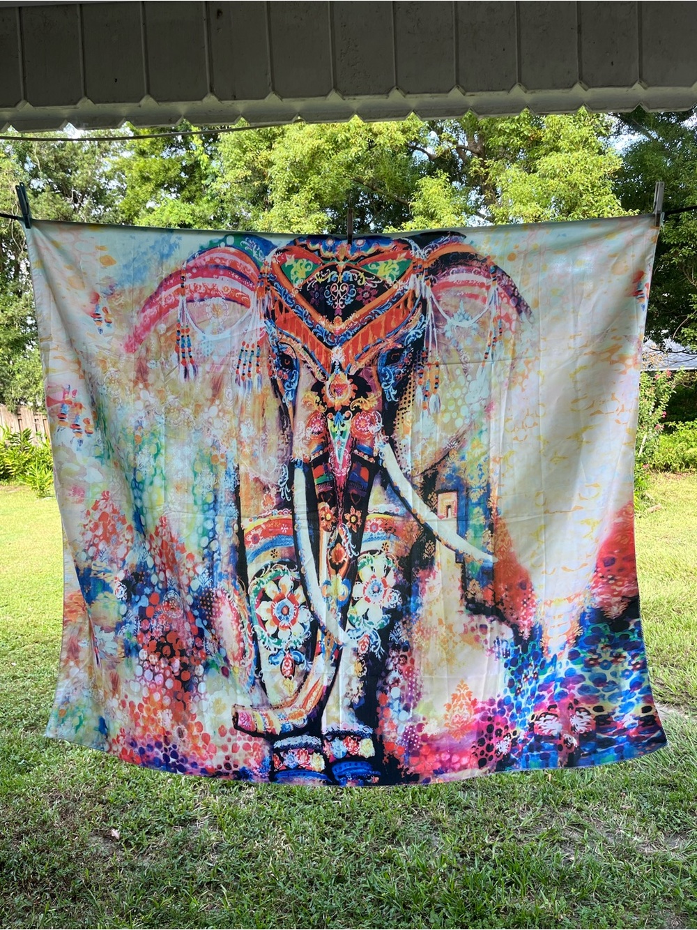 Bohemian Multicolor Elephant Wall Tapestry - Home Wall Decor